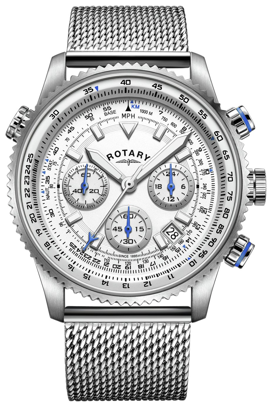 Rotary Men's Stainless Steel Mesh Bracelet Watch Review