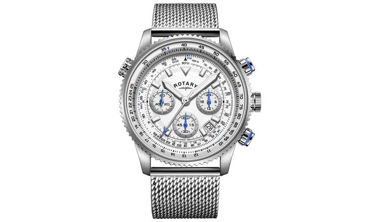 Rotary pilot chronograph on sale watch