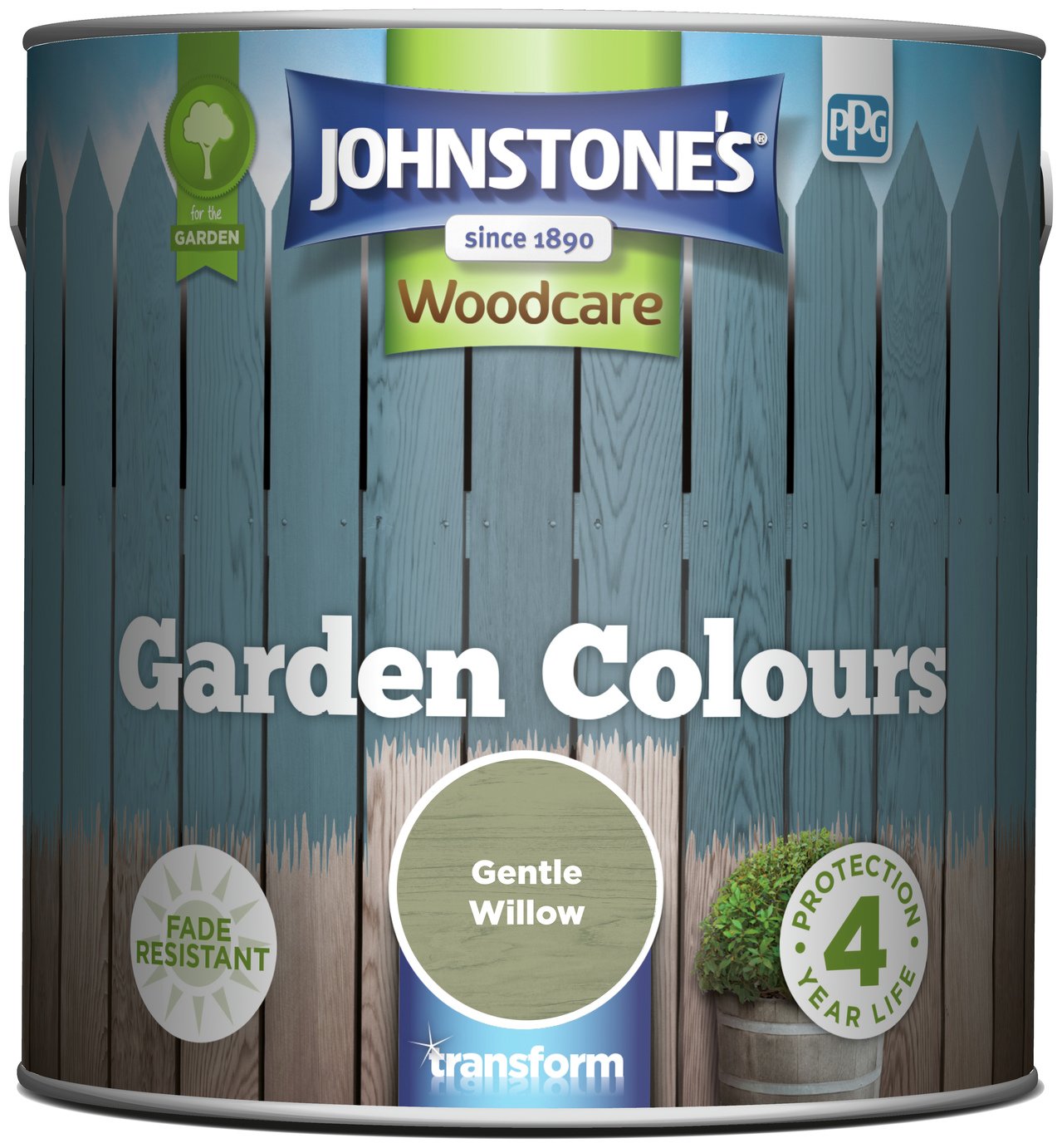 Johnstone's Garden Paint 2.5 Litre - Gentle Willow