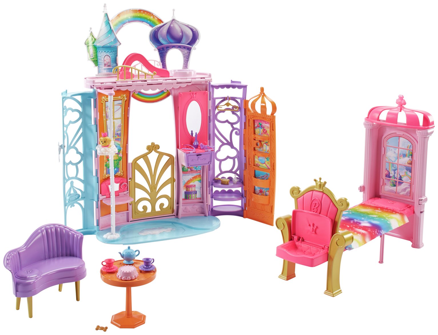 Barbie Portable Rainbow Cove Castle