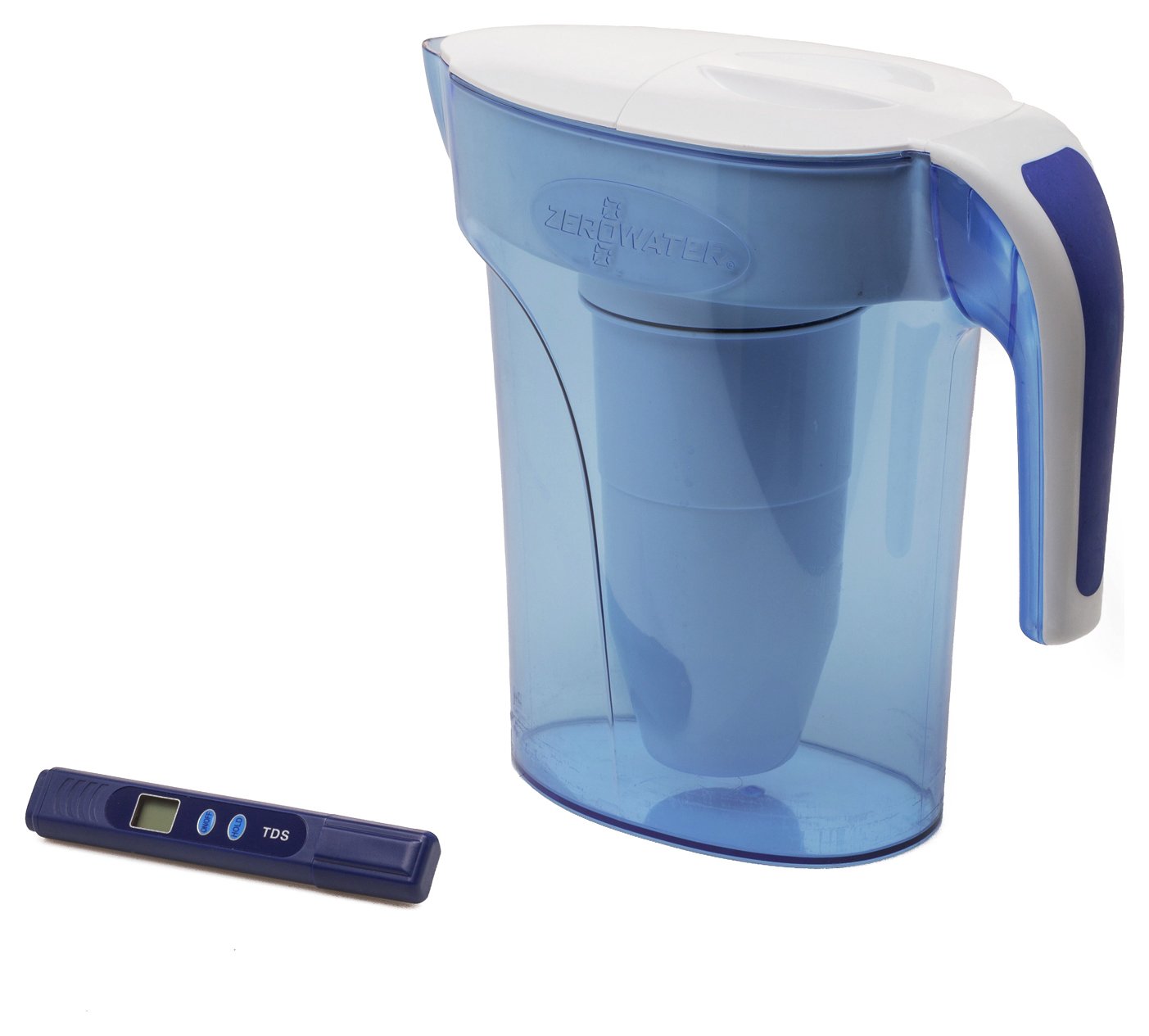 Zerowater 7 Cup Water Filter Jug - Blue