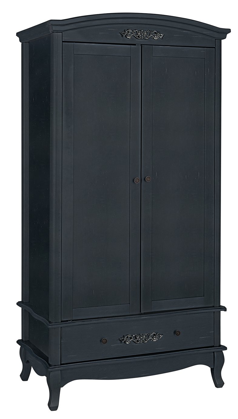 Argos Home Sophia 2 Door Wardrobe - Black