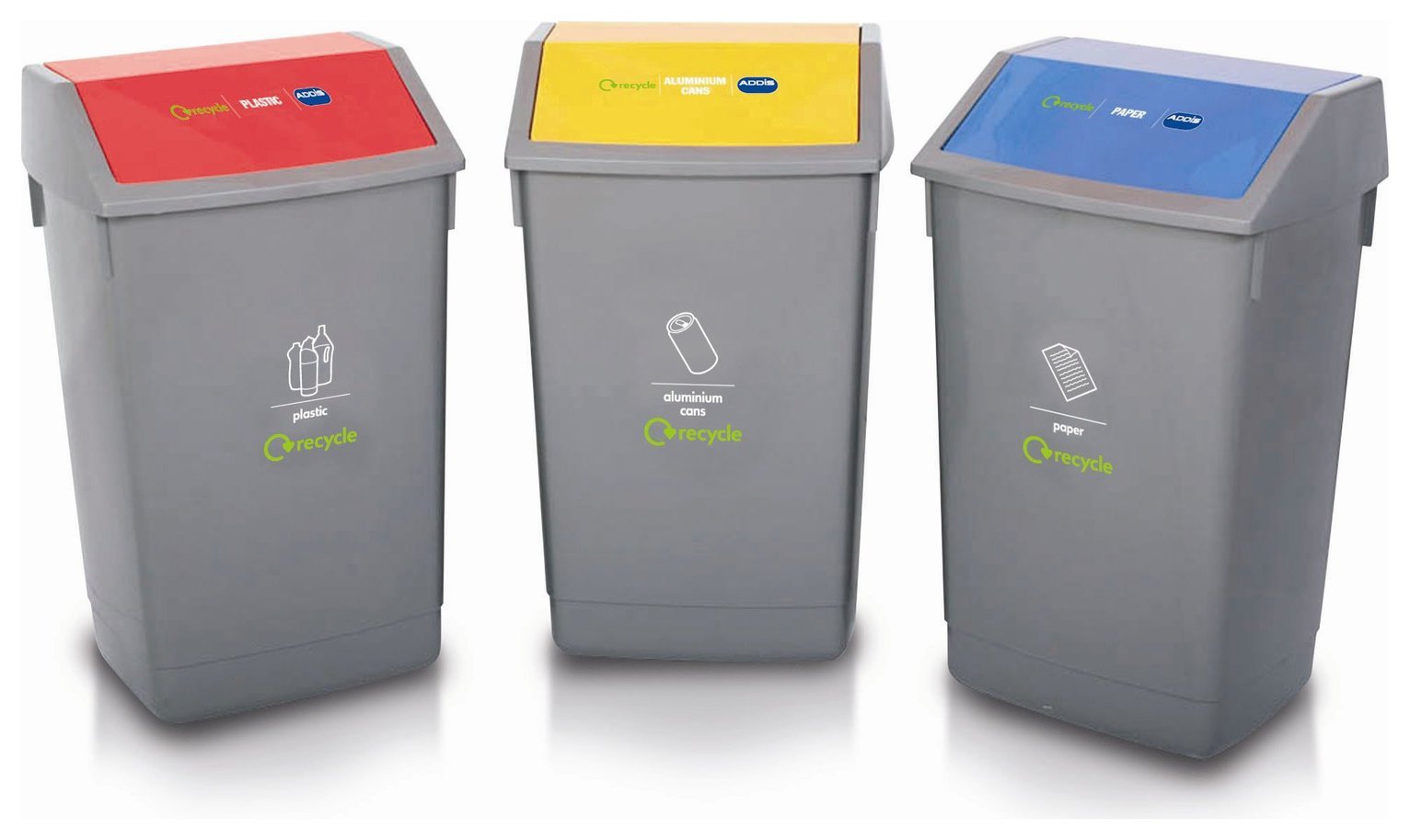 Addis 60 Litre 3 Piece Recycling Bin Kit