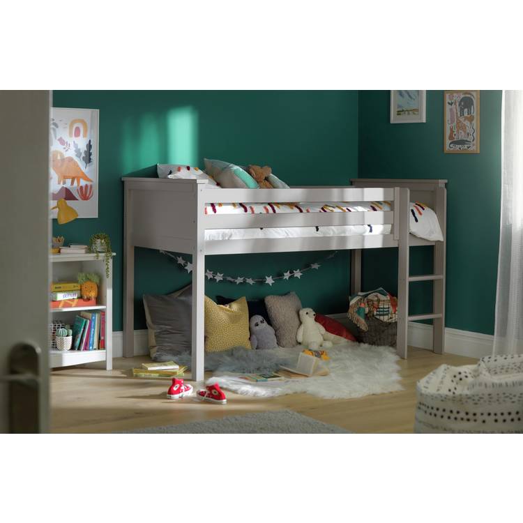 Habitat Brooklyn Mid Sleeper Bed Frame - Grey 0