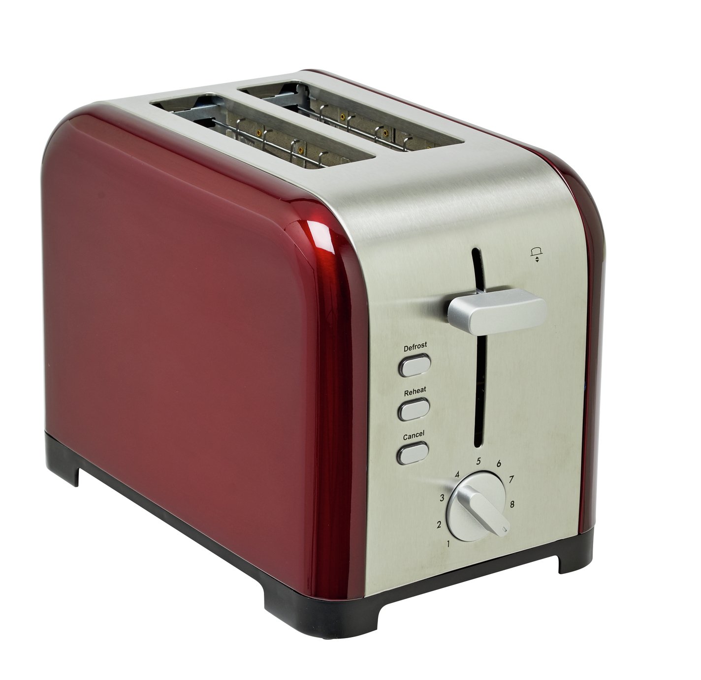 Cookworks 2 Slice Toaster - Red