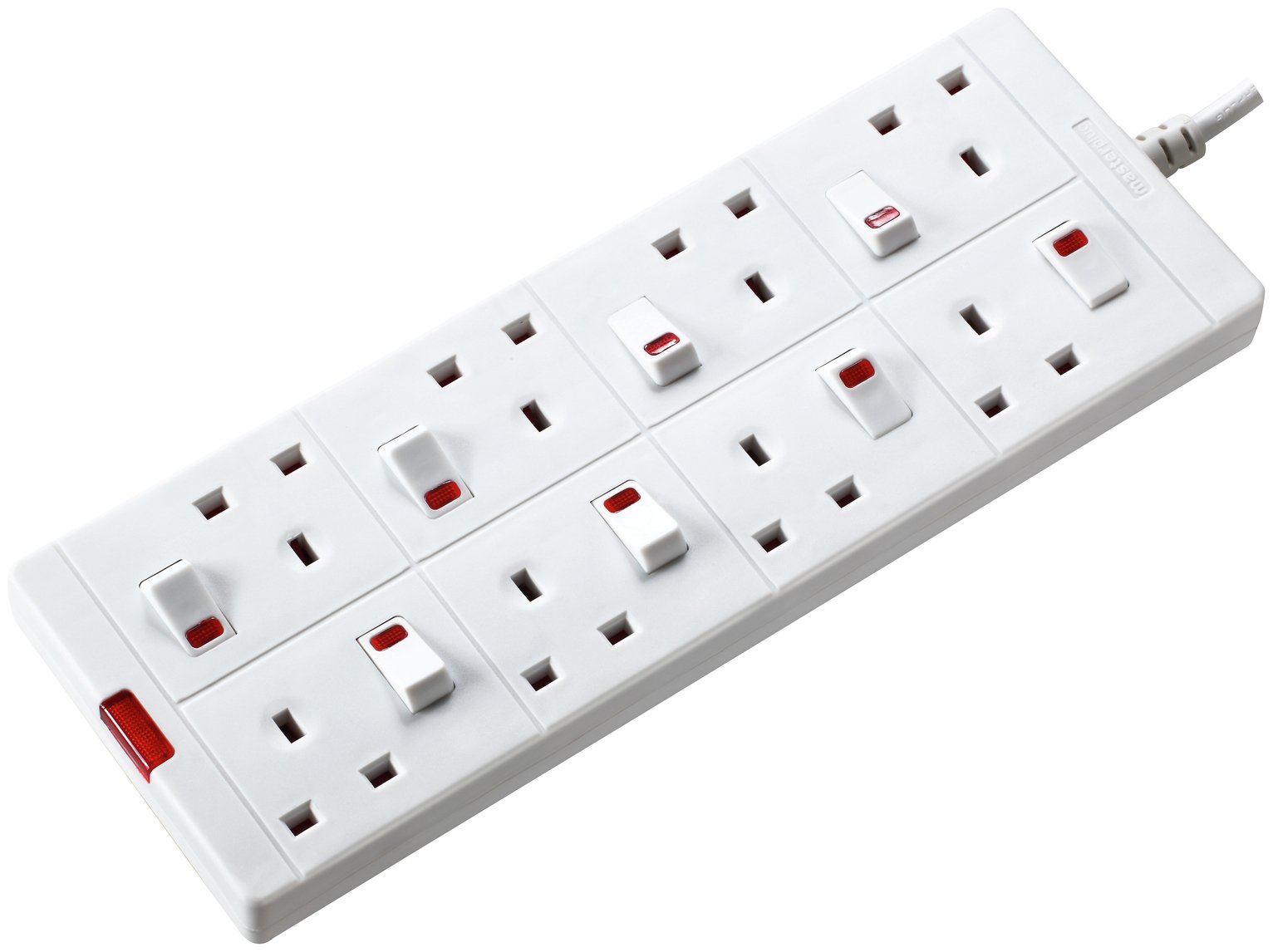 Masterplug 8 Socket Individual Switch 1M Extension Lead Review