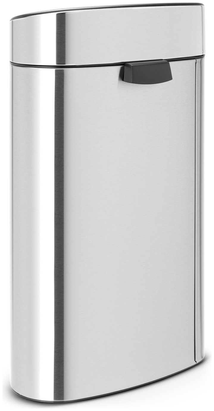 Brabantia Touch Top Recycling Bin - Fingerprint Proof Steel