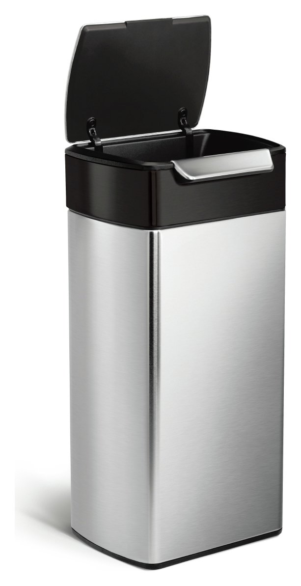 simplehuman 30 Litre Touch Top Bar Bin - Black