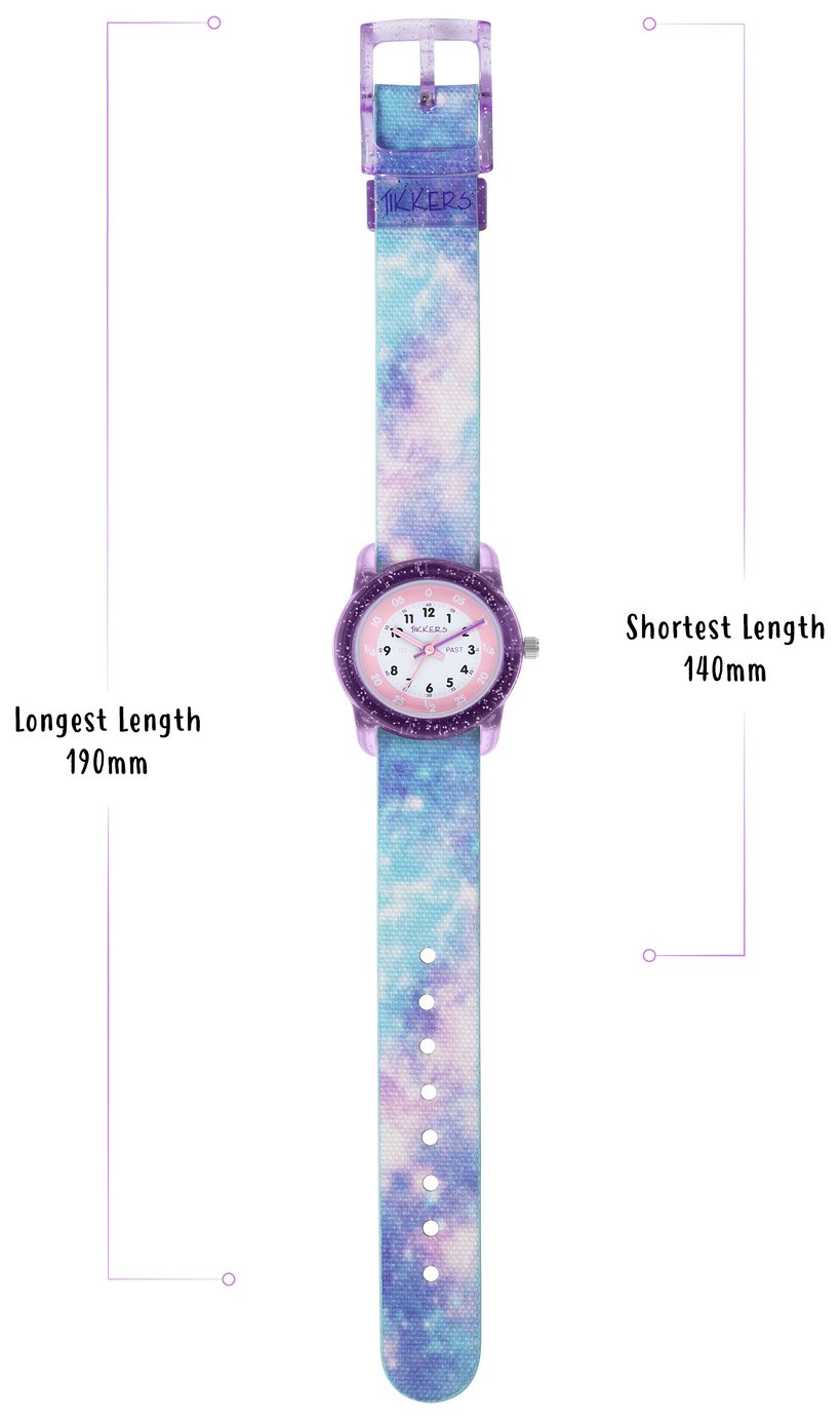 Tikkers Purple Glitter Space Time Teacher Watch Set Reviews
