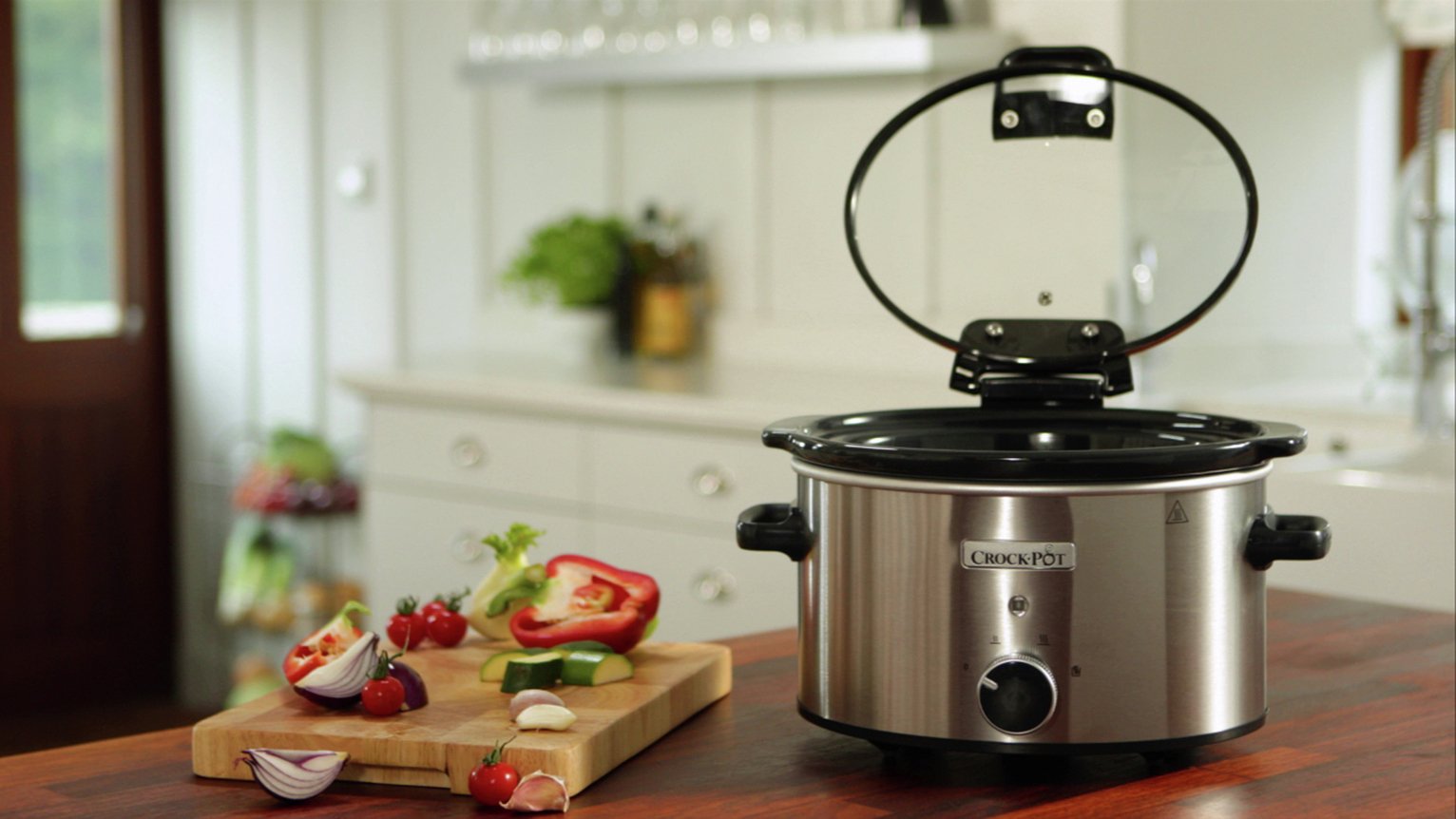 CrockPot 3.5L Hinged Lid Slow Cooker Stainless Steel Reviews