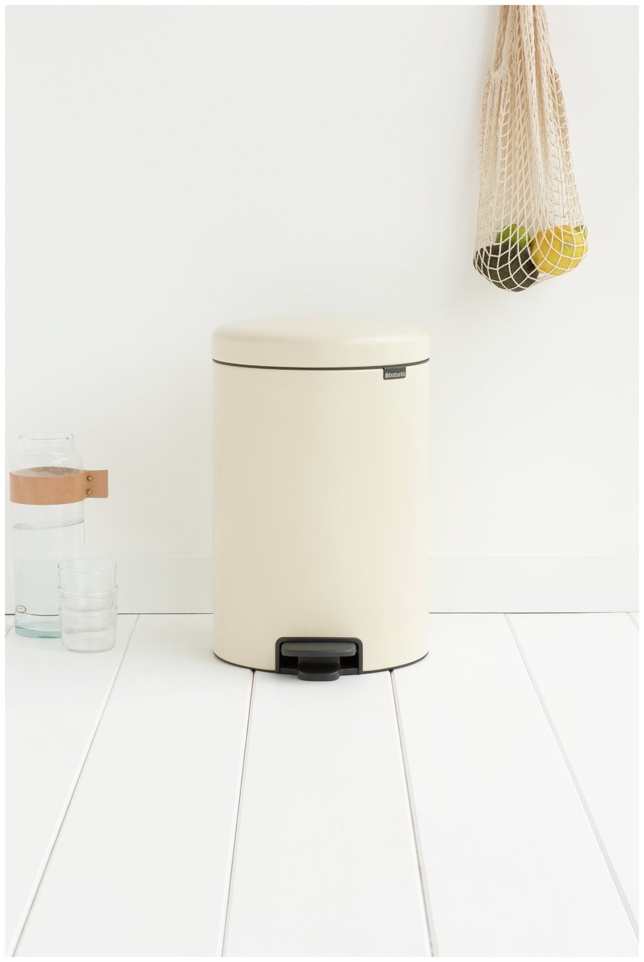 Brabantia newIcon 20 Litre Pedal Bin - Almond