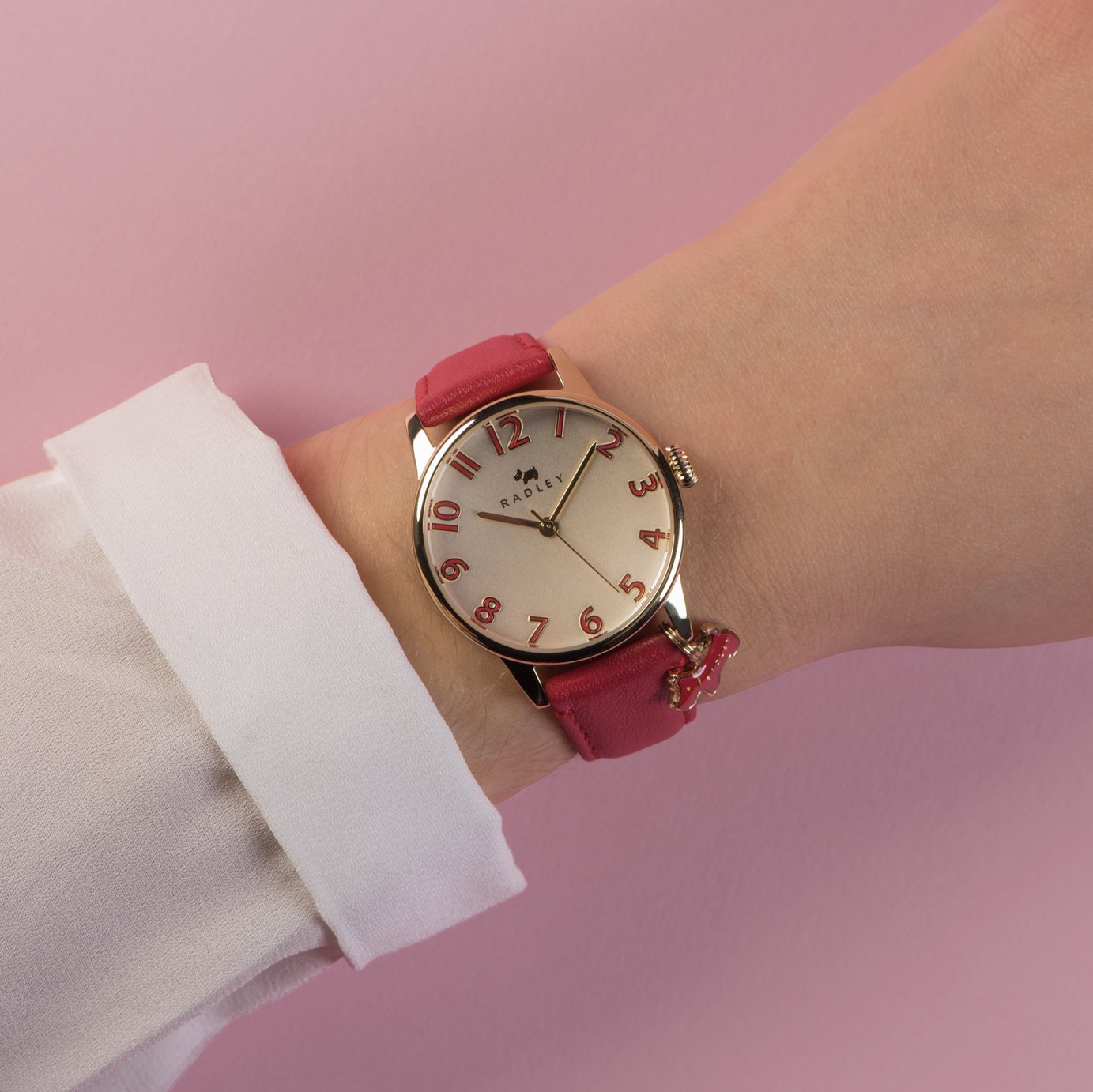 Radley Ladies' Blair RY2250 Red Leather Strap Watch Reviews