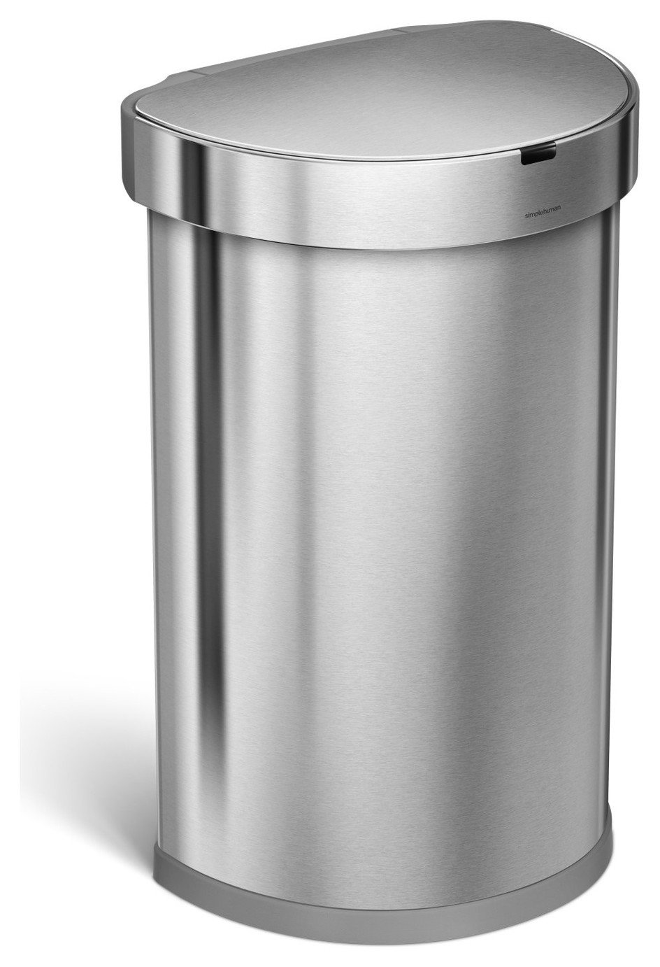 simplehuman 45L Semi Round Sensor Bin - Stainless Steel