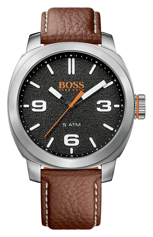 Hugo Boss Orange Cape Town Men's Brown Leather Strap Watch