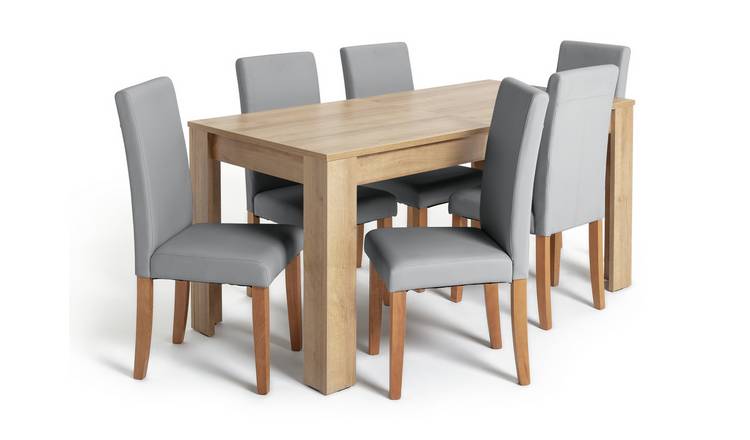 argos round kitchen table and chair