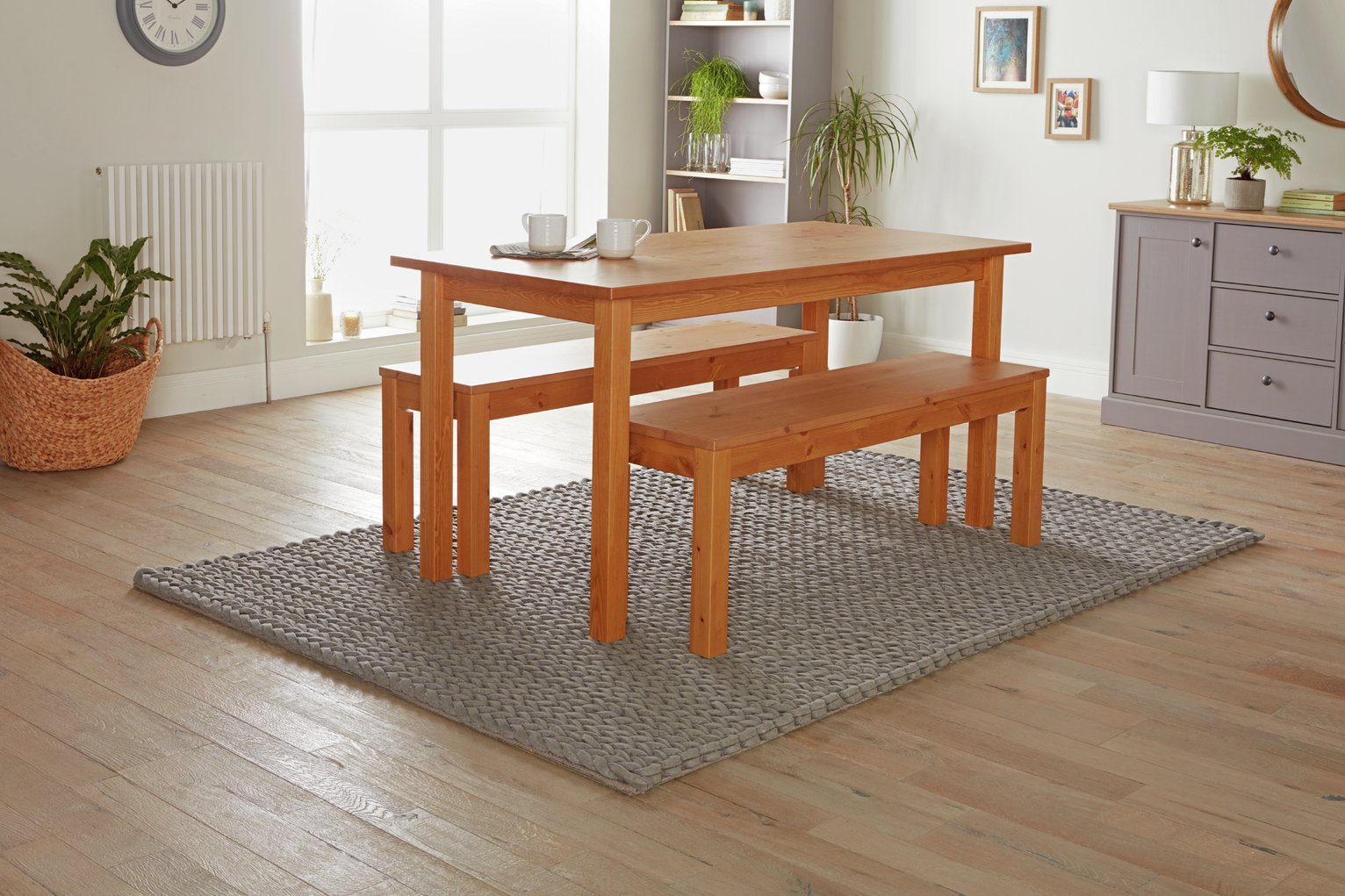 Argos Home Ashdon Dining Table and Bench Set Reviews