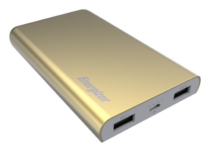 Energizer 8000mAh Slim Portable Power Bank - Gold