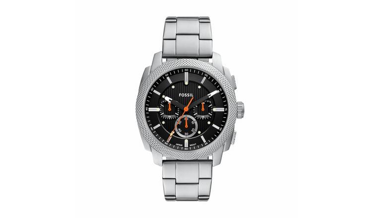 Fossil Machine Chronograph Stainless Steel Bracelet Watch