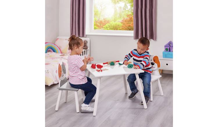Liberty House Toys Kids Cat And Dog Table & 2 Chairs Set