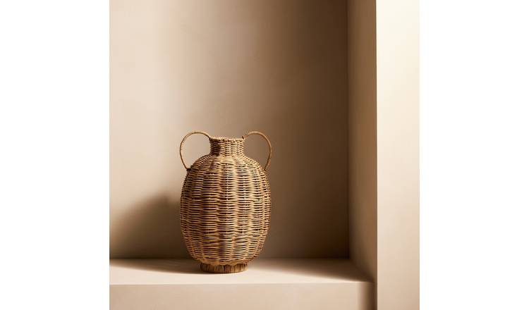 Habitat Woven Rattan Tall Vase