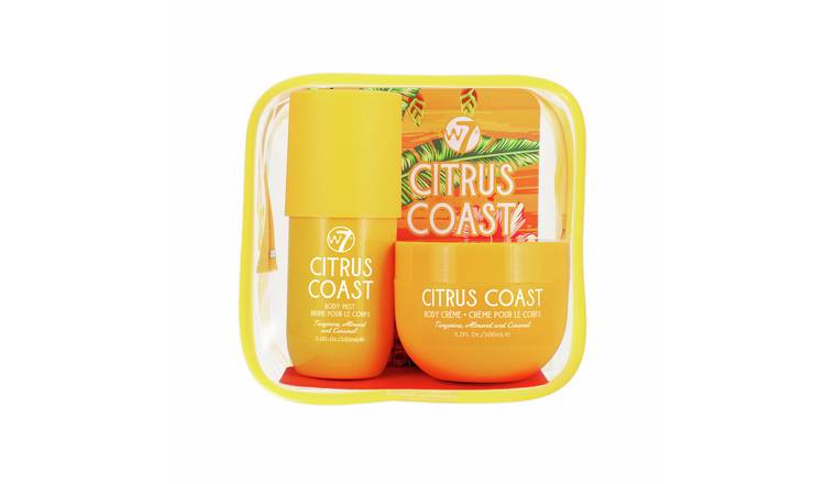 W7 Citrus Coast Body Mist and Body Cream Travel Sets - 200ml