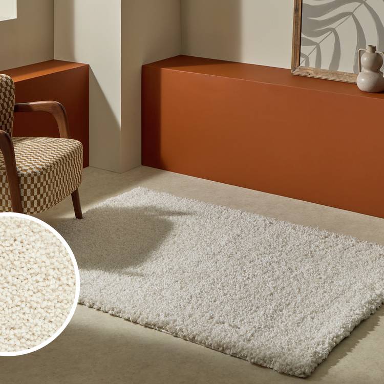Habitat Noodle Cream Rug - 120x170cm 0