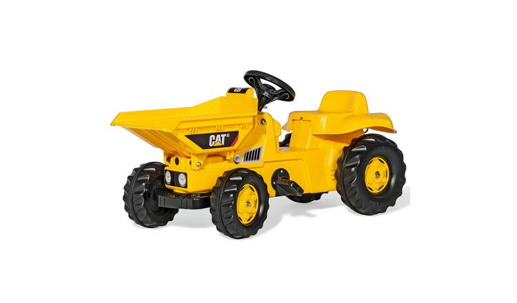 Rolly Toys Caterpillar Dumper Ride On - Yellow