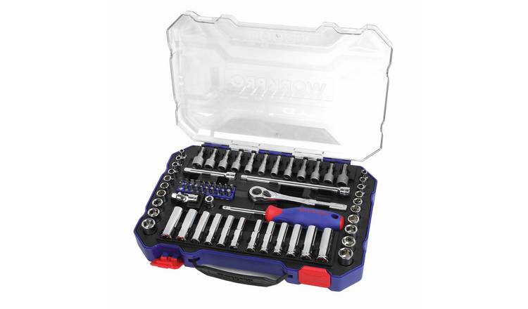 WORKPRO 70 Piece 1/4 Socket Set