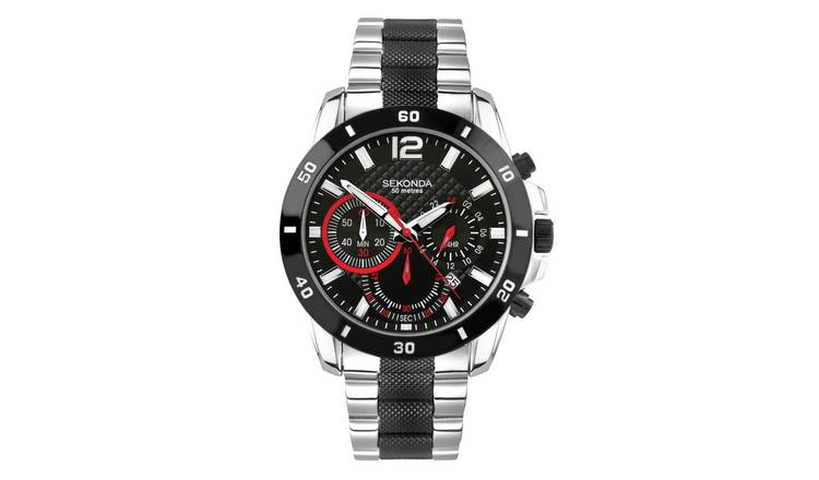 Buy Sekonda Men's Chronograph Stainless Steel Bracelet  