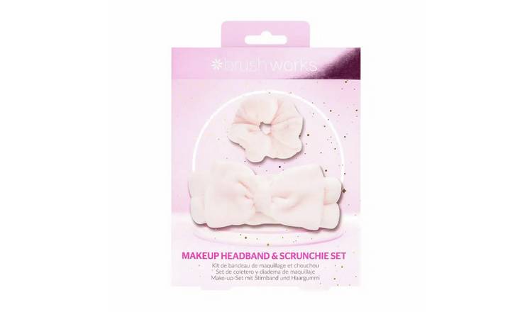 Brushworks Makeup Headband & Scrunchie Set