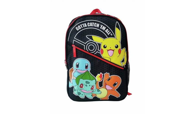 Pokemon Catch 'Em All! 11.9L Backpack - Black