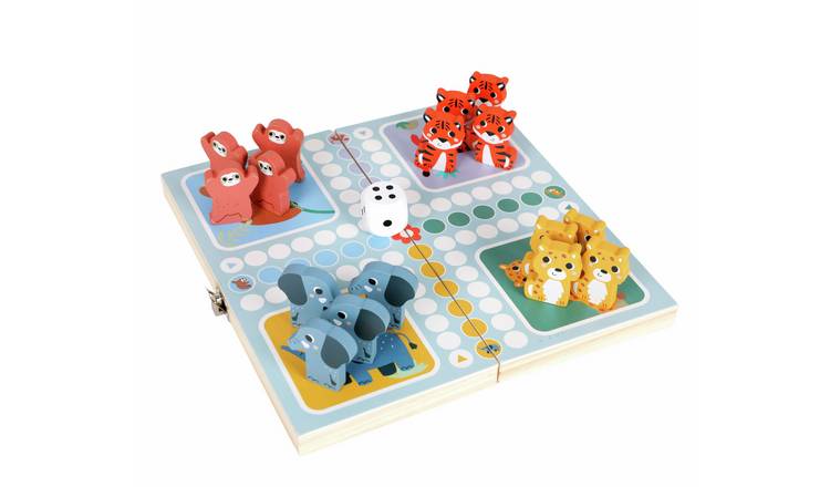 Chad Valley Wooden Ludo Board Game