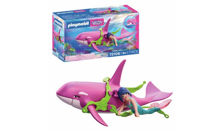 Playmobil Orca with Mermaid Floating Water Toy Playset