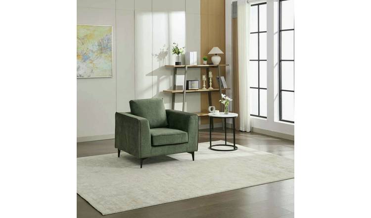 Sofa Source Mora Fabric Armchair - Green