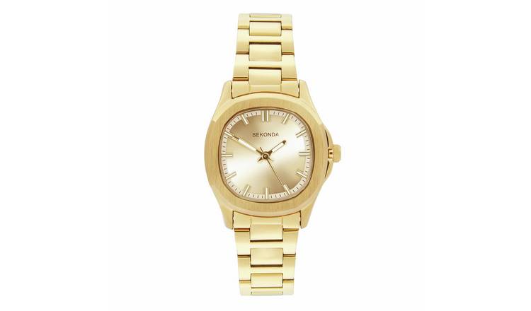 Sekonda Octaire Stainless Steel Gold Coloured Bracelet Watch