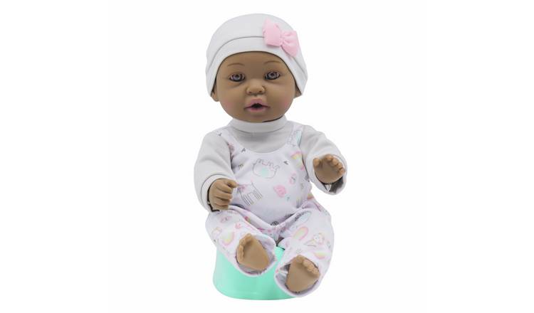 Chad Valley Drink and Wet Baby Doll Set - Black
