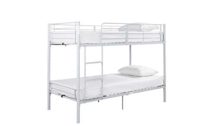 Argos white store metal bunk beds