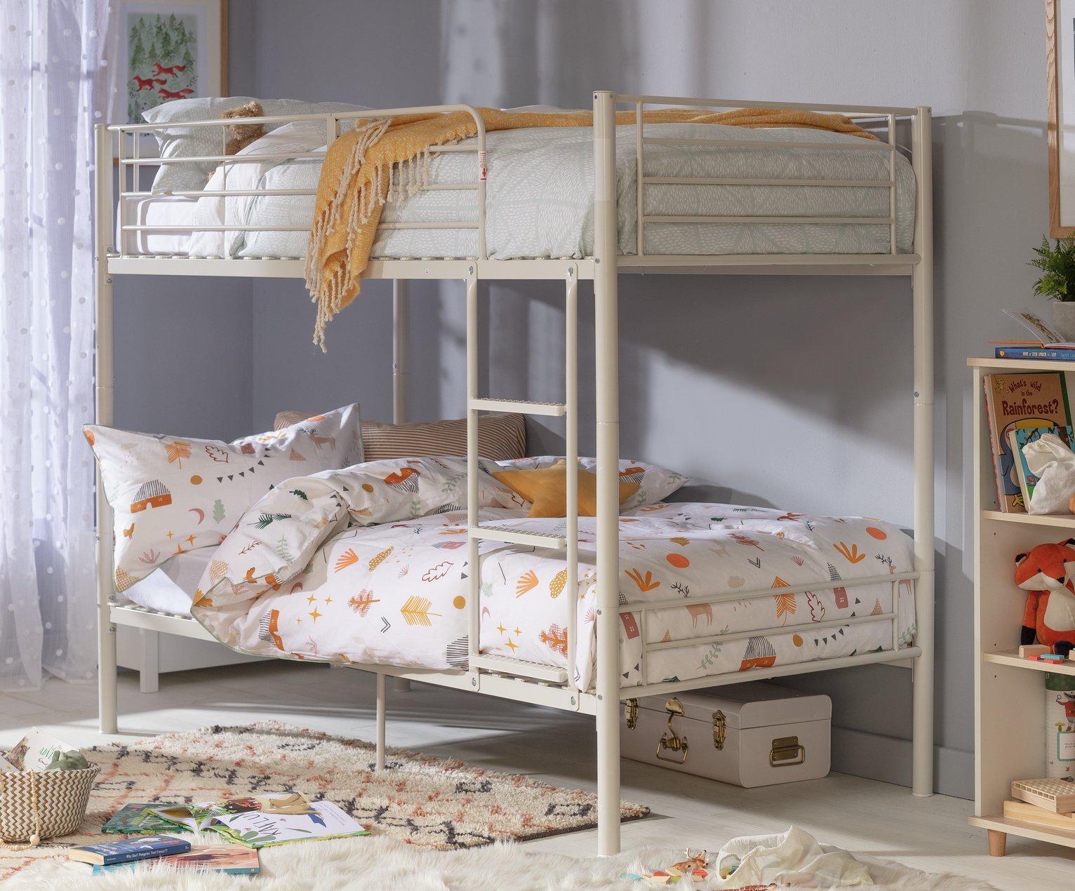 Argos Home Mason Take Home Today Metal Bunk Bed - White