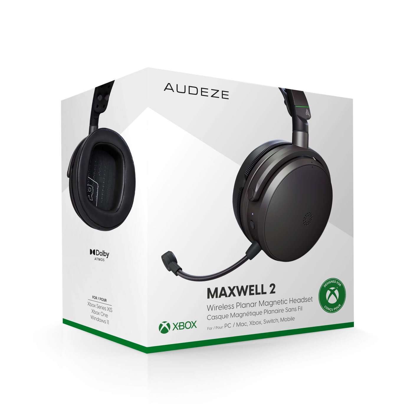 AUDEZE MAXWELL ワイヤレスヘッドセット Buy Audeze Maxwell 2 Xbox, PC & Switch Gaming Headset - Black