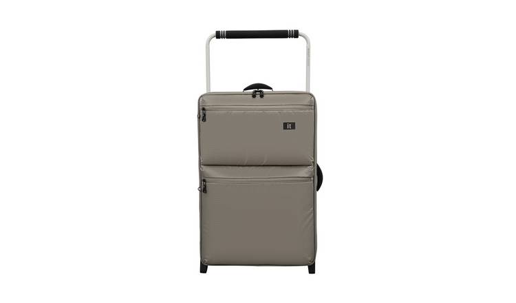 IT Luggage Popstar 2 Wheel Soft Cabin Suitcase - Grey