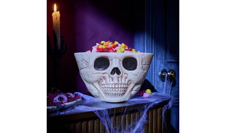 Argos Home Trick or Treat Skull Bowl