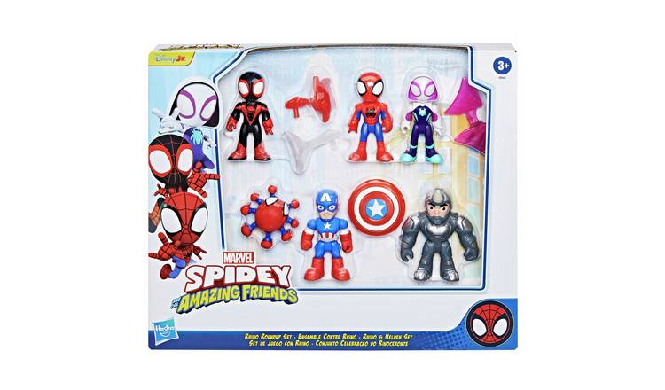 Marvel Spidey and His Amazing Friends Rhino Roundup Set