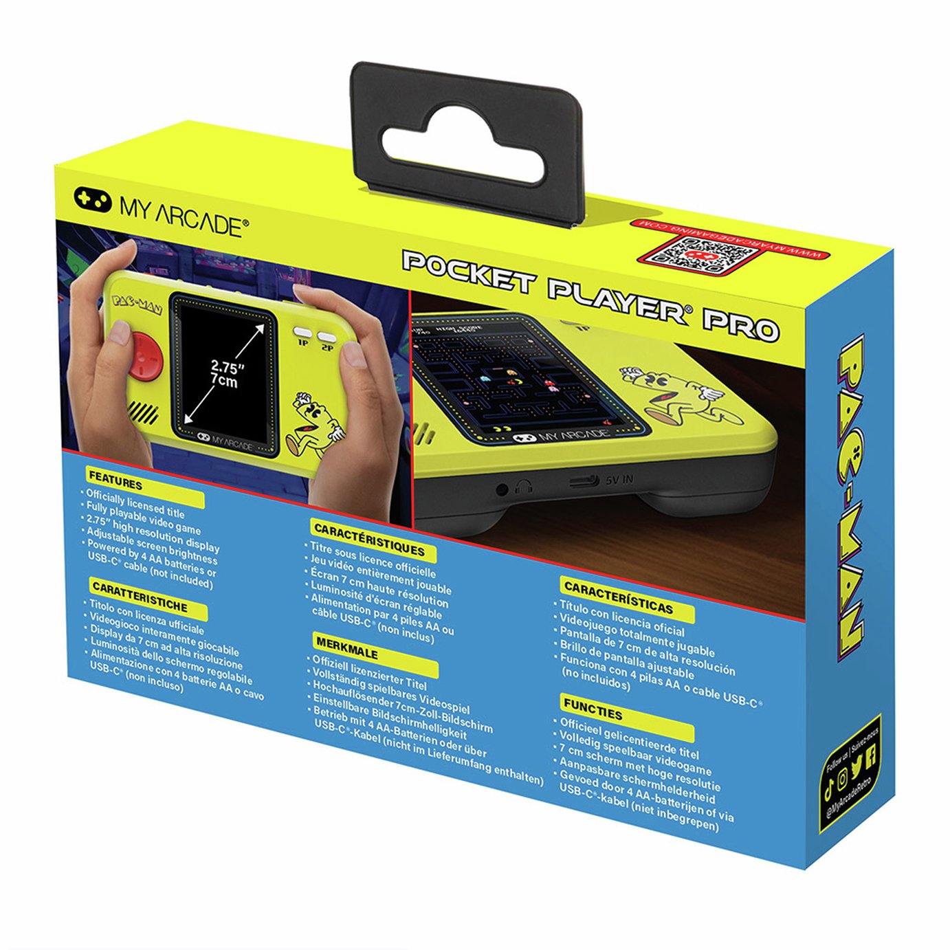 その他 My Arcade PAC-MAN Pocket Player Buy My Arcade Pac-Man Pocket Player Pro Portable Retro Gaming