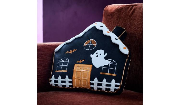 Argos Home Ghost House Shaped Scatter Cushion