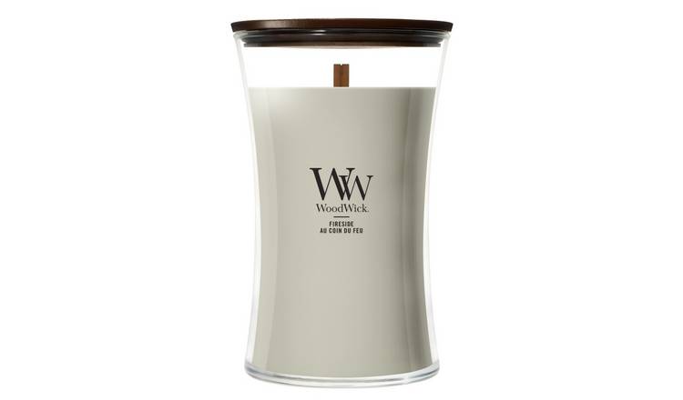WoodWick Large Hourglass Jar Candle - Fireside