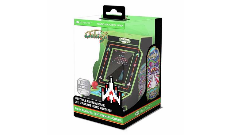 MY Arcade Galaga Nano Player Pro Joystick Portable Retro Arcade