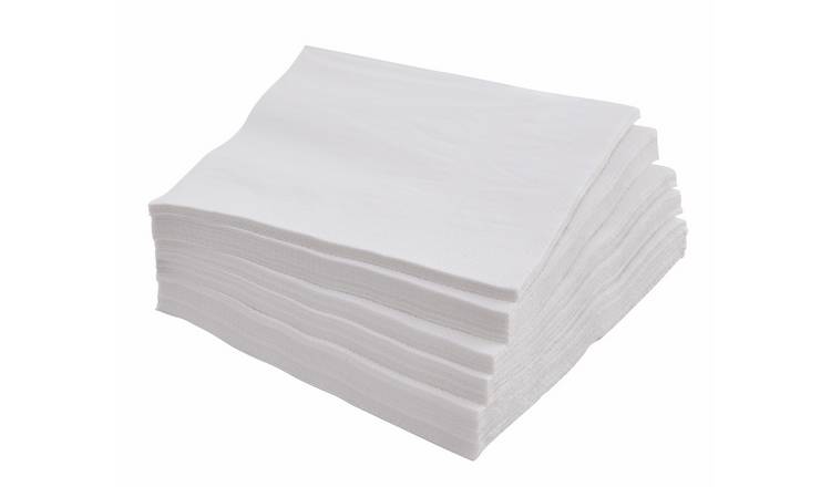 Mad Party White Party Napkins - Pack of 300