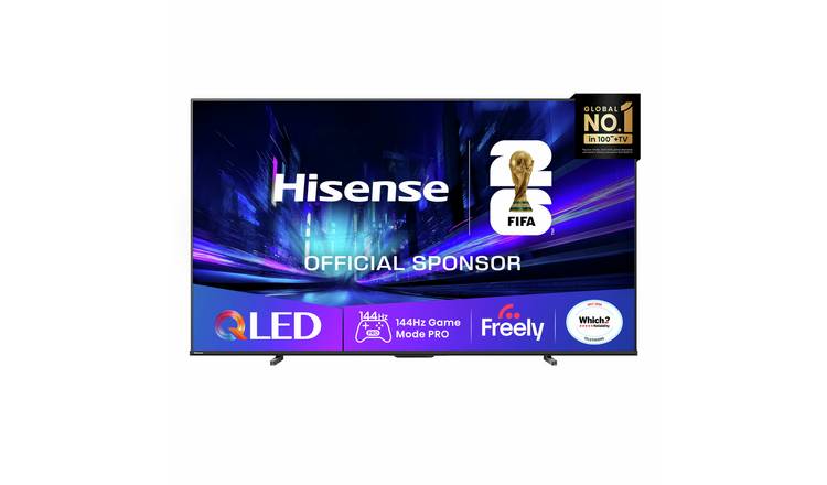 Hisense 100 Inch 100E78QTUK Smart 4K UHD HDR QLED Freely TV