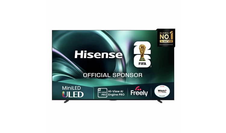 Hisense 100 Inch 100U7QTUK Smart 4K UHD HDR MiniLED Freely TV