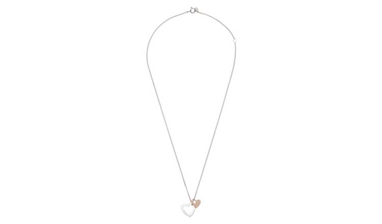 Rose gold necklace on sale argos